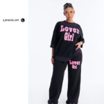 Women’s Fleece Sweatsuit Set – Oversized Hoodie & Sweatpants Matching Lounge wear Set