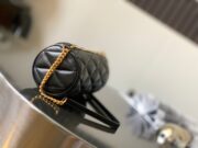 Saint Laurent Sade Mini Tube Bag For Women 20cm Black YSL 699703AAAJU1000 - Image 5